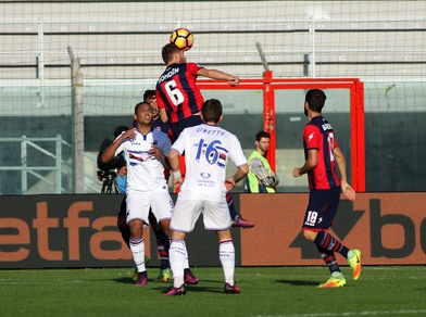 Crotone-Sampdoria, Fernandes risponde a Falcinelli: è 1-1