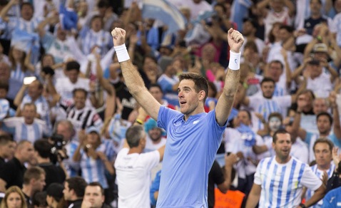 Coppa Davis, Del Potro batte Cilic. Croazia e Argentina sul 2-2