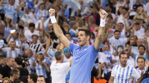 Coppa Davis, Del Potro batte Cilic. Croazia e Argentina sul 2-2