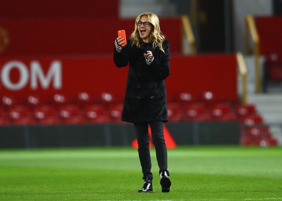 Tifosa speciale per il Manchester United: ad Old Trafford c'è Julia Roberts