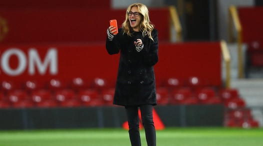 Tifosa speciale per il Manchester United: ad Old Trafford c'è Julia Roberts
