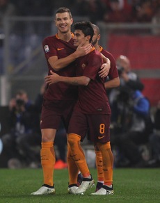 Serie A, doppio Dzeko e Perotti: la Roma vince 3-2 col Pescara