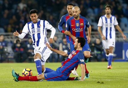 Liga, Real Sociedad-Barcellona 1-1 e il Real Madrid scappa