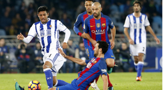 Liga, Real Sociedad-Barcellona 1-1 e il Real Madrid scappa