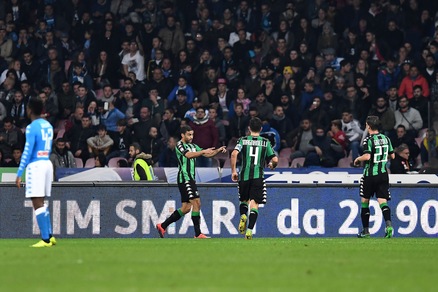 Serie A, Napoli-Sassuolo 1-1: la delusione si chiama Defrel