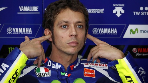 MotoGp Yamaha, Valentino Rossi: «Sono stato un po' sfortunato»