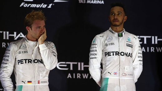 F1, Hamilton a Rosberg: «Complimenti, hai meritato il titolo»