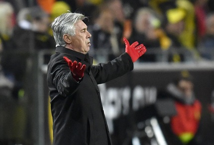Ancelotti re per una notte. Aggancia il Lipsia in vetta