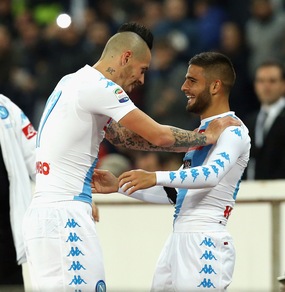 Serie A, Napoli-Inter 3-0: Hamsik raggiunge Cavani