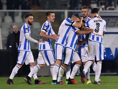 Serie A, Caprari salva il Pescara: 1-1 col Cagliari in 10