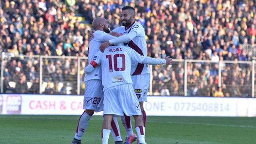Serie B, Salernitana-Carpi: amaranto a 2,30 per il successo