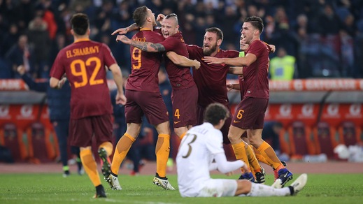 Roma-Milan 1-0: ci pensa Nainggolan, ora testa alla Juventus