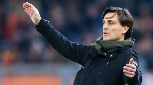 Milan, Montella: «Roma fortunata, noi puntiamo all'Europa League»