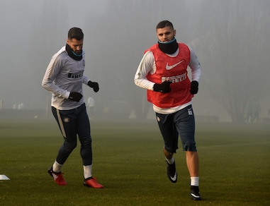 Inter, Icardi sfida la nebbia ad Appiano in vista del Sassuolo