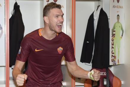 Roma, super Dzeko: a Torino con 260 gol