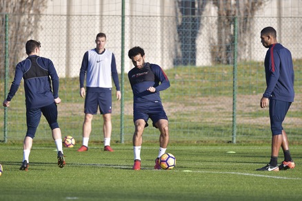 Roma, Salah di nuovo in gruppo