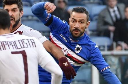 Serie A Sampdoria, Quagliarella lavora in gruppo