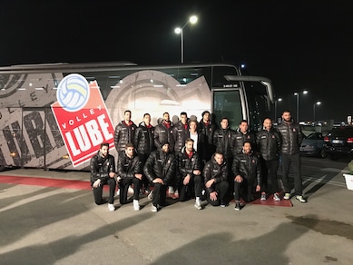 Volley, la Lube viaggia con un nuovo pullman