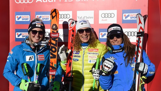 Goggia, un altro podio: terza nella discesa in Val d'Isere