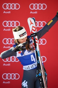 Sofia Goggia festeggia il sesto podio con la dab dance