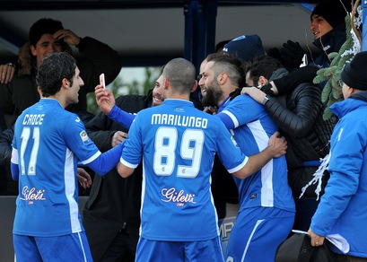Serie A, Empoli-Cagliari 2-0. Mchedlidze, doppietta con selfie alla Totti