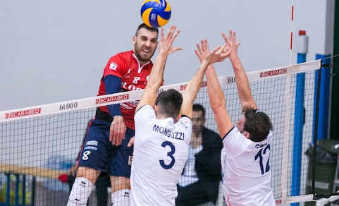 Volley: A2 Maschile Girone Blu, Civita Castellana stronca la resistenza di Cantù