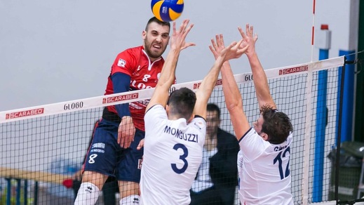 Volley: A2 Maschile Girone Blu, Civita Castellana stronca la resistenza di Cantù