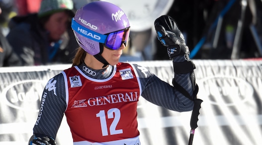 Sci, in Val d'Isere Goggia fuori, sul podio va Elena Curtoni