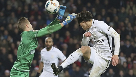 Il "cannoniere internazionale": Cavani davanti a Aubameyang