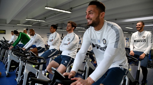 Inter, allenamento in vista del match contro la Lazio