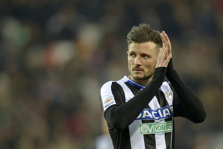 Serie A Udinese, convocato Thereau per la Sampdoria