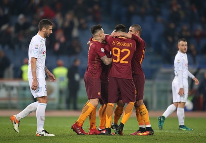 Roma-Chievo 3-1, Spalletti chiude con una vittoria