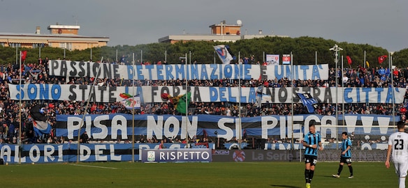 Pisa-Spezia, lo spettacolo dell'Arena Garibaldi