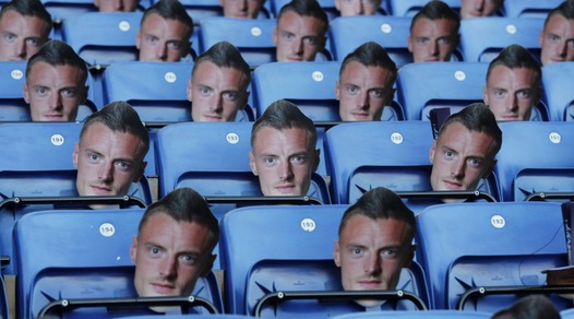 Leicester, 32 mila volte Jamie Vardy