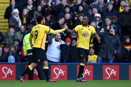 Watford-Crystal Palace 1-1, un punto per Mazzarri