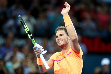 Tennis, Atp Brisbane: Nadal vola ai quarti di finale