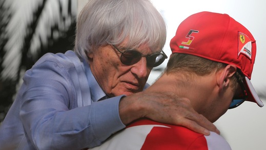 F1, Ecclestone: «Vettel ha chiara la sua missione: vincere»