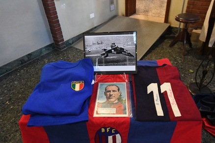 Serie A il Bologna dedica la tribuna a Pascutti