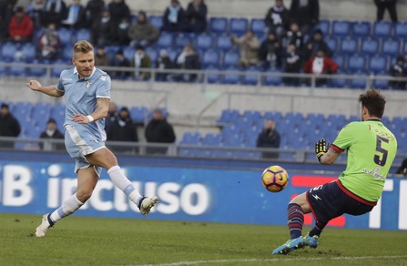 Immobile ritrova il gol ed è subito spogliarello