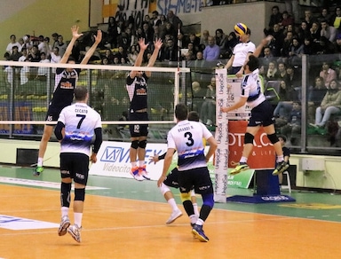 Volley: A2 Maschile Girone Blu, Spoleto passa anche Brescia