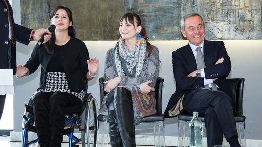 Volley:  Del Core, Sintini, Nicolai e Bala al fianco di Carlo Magri