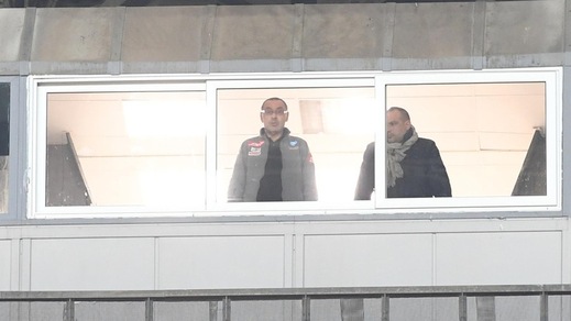 Coppa Italia, Sarri squalificato guarda la gara dal box