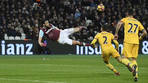 West Ham-Crystal Palace 3-0: capolavoro Carroll "alla Parola"