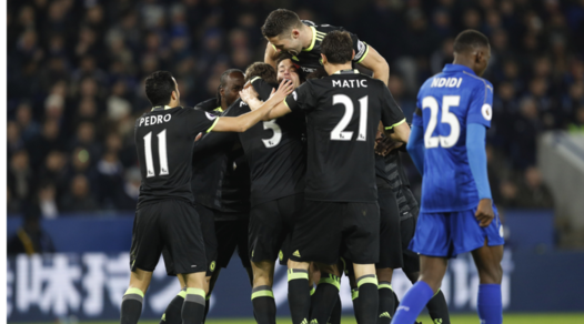 Leicester-Chelsea 0-3: Conte travolge Ranieri al King Power Stadium