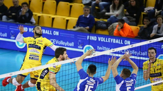Volley: Champions League, Modena fatica ma batte l'"U" Craiova