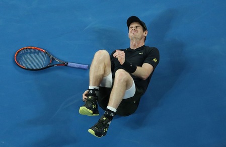 Paura per Andy Murray: che caduta agli Australian Open!