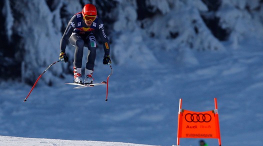 Innerhofer miglior azzurro in prova sulla mitica 'Streif': è ottavo