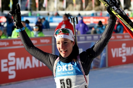 Biathlon, l'azzurra Runggaldier sale sul podio di Coppa del Mondo