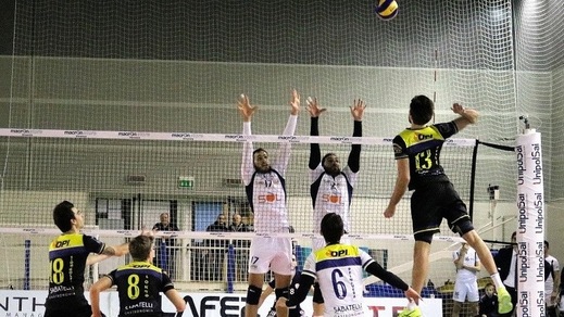 Volley: A2 Maschile Girone Blu Montecchio supera la Materdomini.it