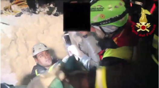 Rigopiano: undici persone in salvo, cinque le vittime